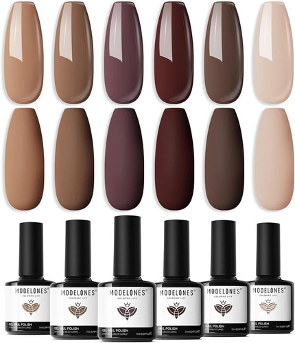 Gel nail polish set colors - gel, set,