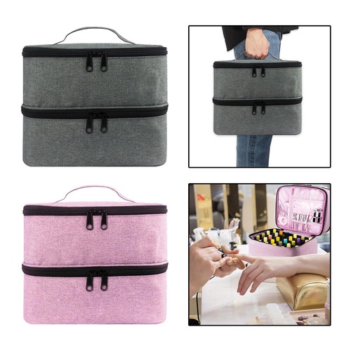 Nail polish storage bag holds - nail,
