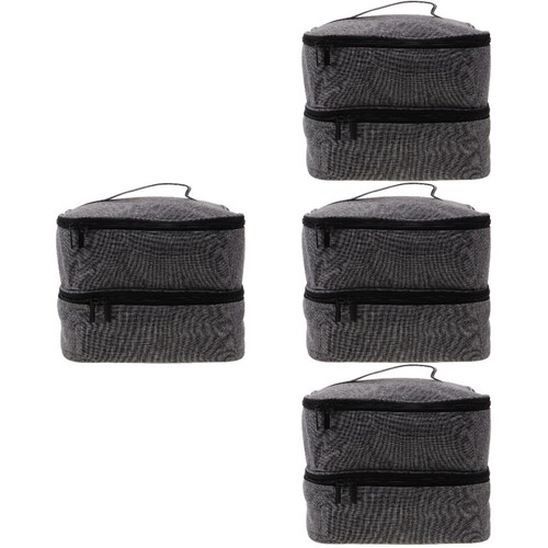 Grey fabric nail - fabric, polish