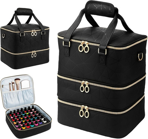 Nail polish organizer case - nail,